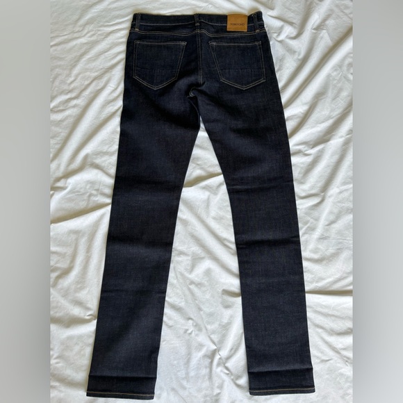 Tom Ford Dark Blue Skinny Jeans Sleek Design - Picture 4 of 5